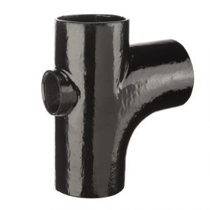 Traditional Express Soil Pipe System Single Radius Curve Branch 87.5 with 2" Boss