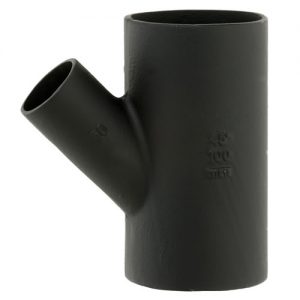 Mech 416 Cast Iron Soil Pipe System-BSEN1561/BSEN1563-45deg Single Unequal Branch 100x70mm