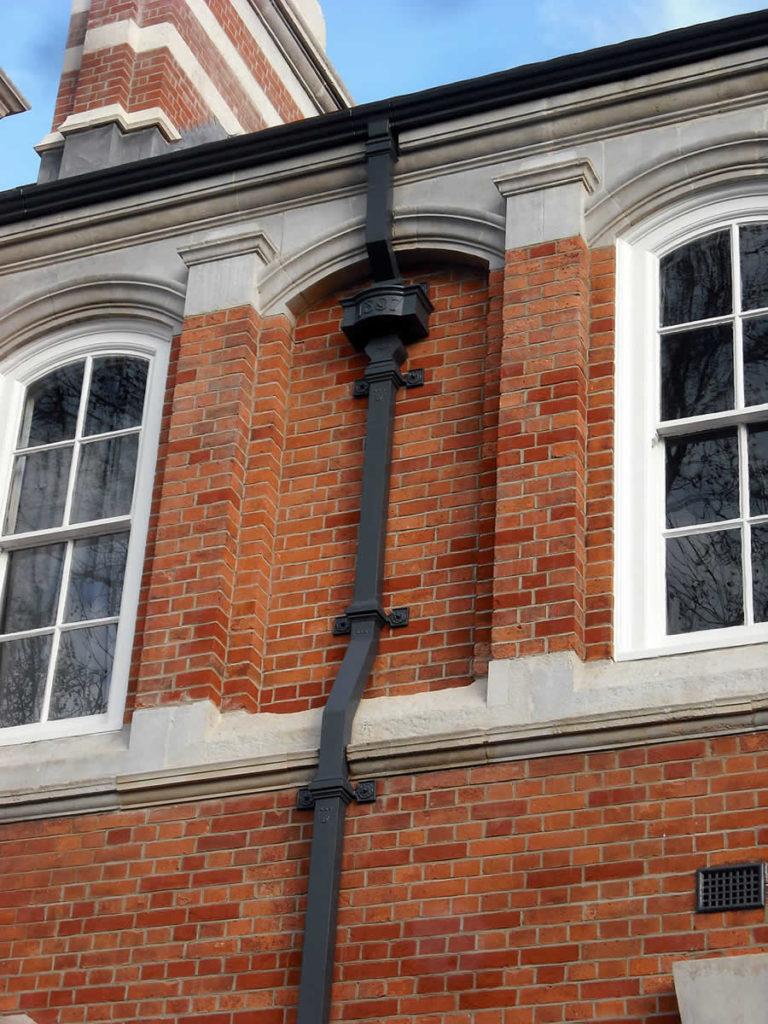 Cast iron period rainwater goods