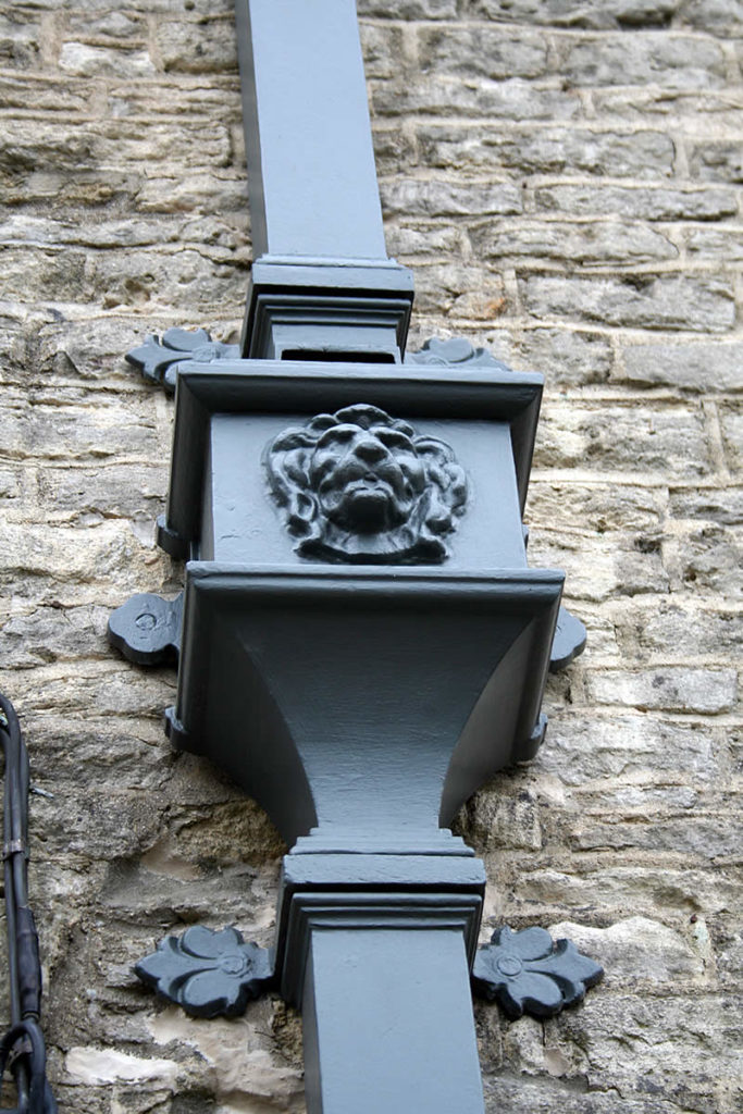 Tuscan cast iron rainwater goods