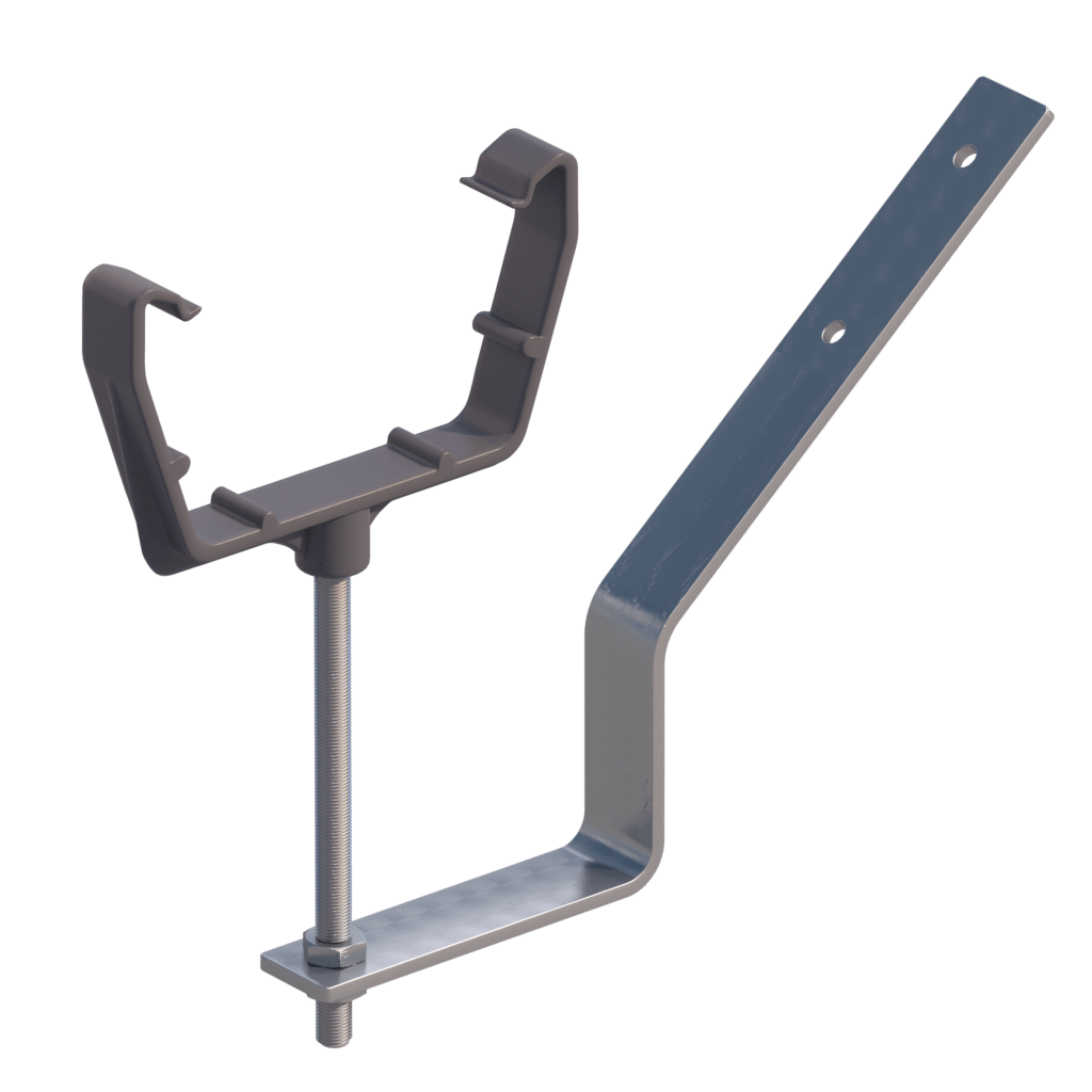 Osma squareline adjustable top rafter rise and fall gutter bracket
